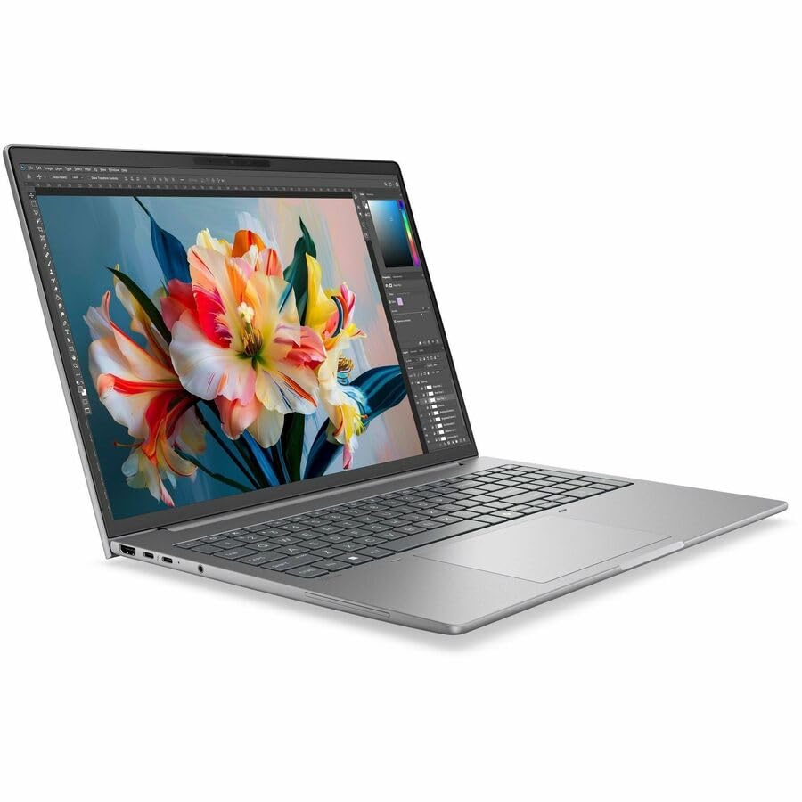 Image of HP ZBook 8 G2i 16 inch Copilot+ PC Mobile Workstation - WUXGA - 60 Hz - Intel Core Ultra 7 Series 3 356H - 16 GB - 512 GB SSD - English Keyboard - Meteor Silver Aluminum - Intel Chip - 1920 x 1200 - Windo