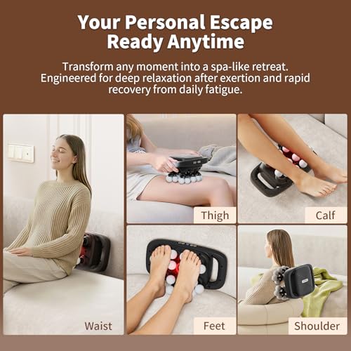 Image of 20-Head Massage Gun, 30 Intensity Levels 3 Modes, Deep Tissue Massager with 50KG Force & Noise-Free Motor for Neck Back Legs Shoulders, Portable for Full Body Muscle Recovery