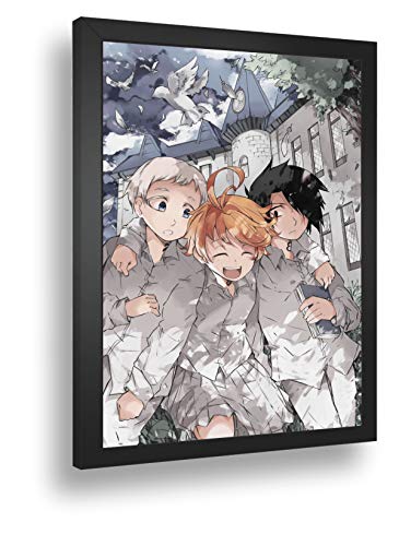 Quadro Decorativo Poste The-Promised-Neverland-Wide Retro