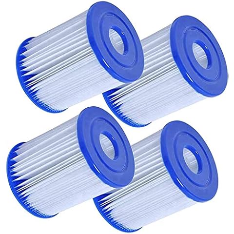woejgo Poolfilter Typ I, Filterpatronen für Bestway Größe 1, Größe I Filterkartusche für Bestway Pools, aufblasbarer Poolfilter, einfache Installation Cover