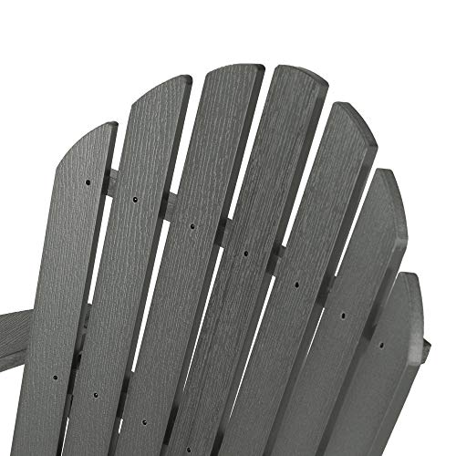 highwood Hamilton Made in the USA Folding and Reclining Adirondack Chair, Adult Size, Coastal Teak - Image 7