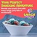 Snack Crackle Shop Raspberry Gushers Extremely Sour, Best Sour Gushers, Best Gummies, Irresistible Extra flavourfull Gummy Candy, Blue Raspberry Flover (10 Ounces, Raspberry)