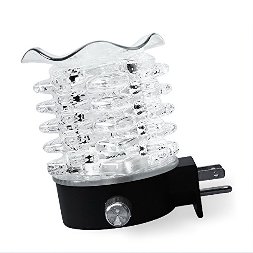 Electric Plug-In Premium Glass Fragrance Oil Burner {Clear Star Shaped}