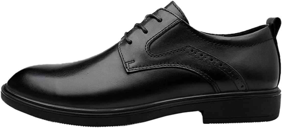 [GZGZ] ビジネスシューズ 革靴 メンズ 本革 ドレスシューズ 大きいサイズ 小さいサイズ 高級紳士靴 4.5cm身長アップ 背