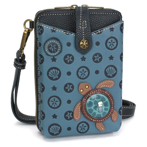 Image of CHALA Snap Crossbody RFID Protected Women Faux Leather Cellphone Purse with Adjustable Crossbody Strap