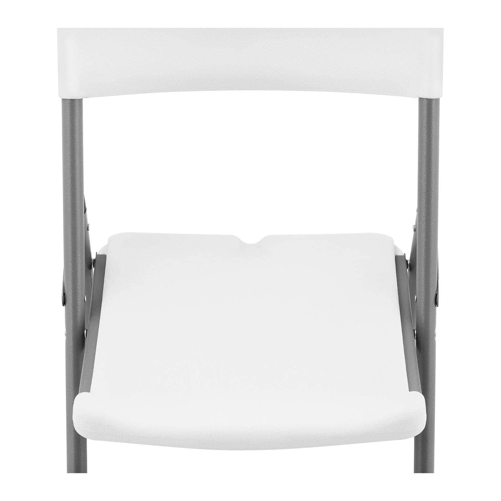GOVITA - Set 2 Sedie Pieghevoli Salvaspazio in Plastica e Metallo | Sedie da Giardino Richiudibili Resistenti Fino a 157,5 kg | Comode e Leggere per Interni ed Esterni