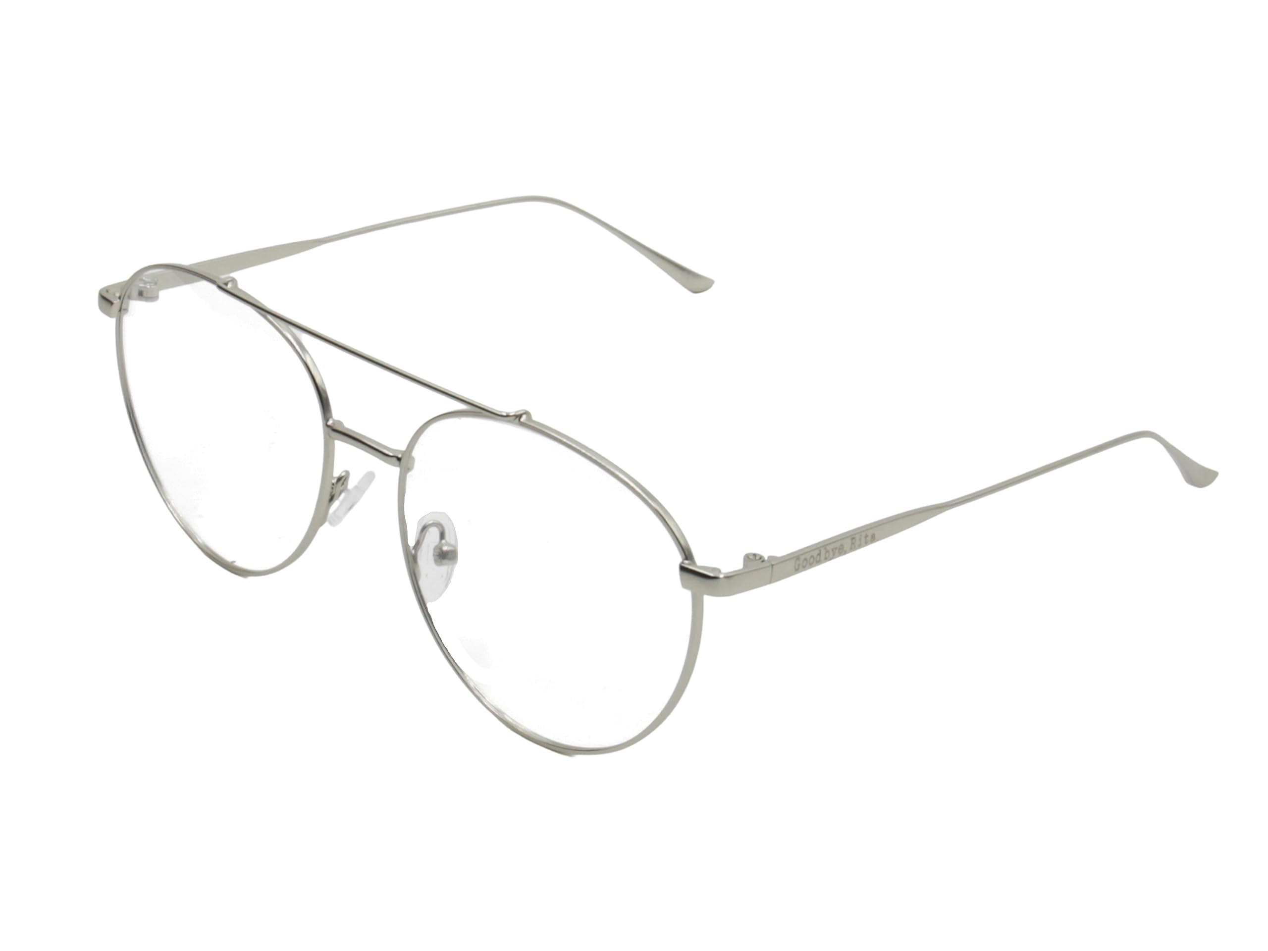Goodbye, Rita. - Gafas con Filtro Azul para Hombre y Mujer - Colección Koen - Fabricada en Policarbonato - Lentes para Pantallas de Ordenador - Acabado Metálico