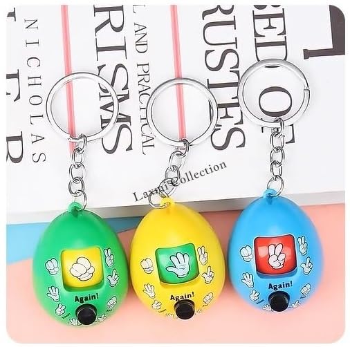 Laxmi Collection 3 PCS Rock Paper Scissor Game Toy Keyrings Key Chains for Kids Boys Girls Children and Adults Birthday Return Gifts in Bulk Pinata Filler Multi-color (Pack Of 3) (B0CY3GH4HM) Amazon Price History, Amazon Price Tracker