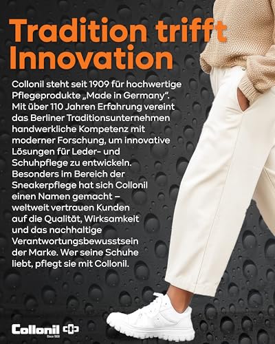 Collonil Carbon Pro Imprägnierspray 400 ml – Fluorfrei - Hochleistungs-Nässeschutz für Leder, Textil & Membranen wie Gore-Tex® – Atmungsaktiv & wasserabweisend – Made in Germany