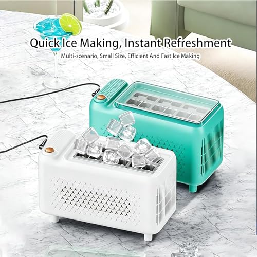 Mini Fabricador de Hielo 500ml Portátil de Escritorio miniatura 3