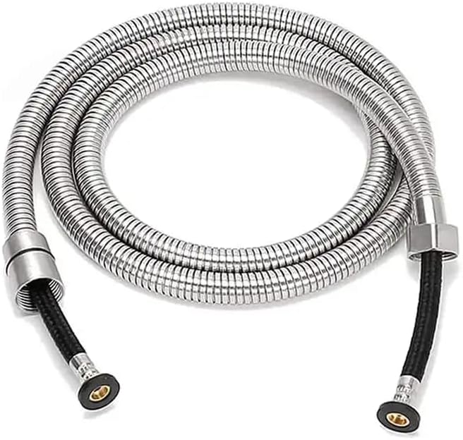 UMAVANSHI Health Faucet Pipe Hose Hand Shower Tube Pipe Only For Bathroom Available In Different Quality And Size (1 Meter, Stainless Steel EPDM Inside For High Pressure) (Weight 143G)