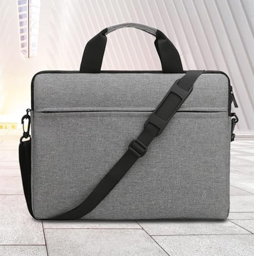 Image of Dynotrek Tonner Black 11.6 inch Tablet Messenger Sleeve Laptop Case Cover with Detachable Shoulder Strap Dust-proof Sling Side Hand Bag for Men Women | Detachable Shoulder Strap