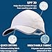 TrailHeads Reflective Running Cap | A Quick Dry Hat for Men | The Flashback 360 Sports Cap - White/Silver