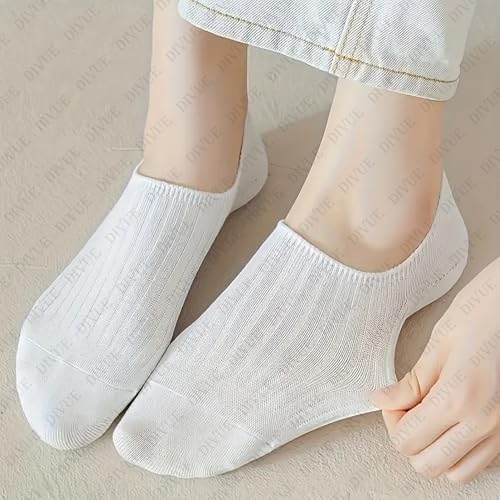 Image of DIVUE Ankle Length Low cut Socks for Men & Women | 6 Pair Multi Color Combo Pack | Soft Cotton Stretch Fabric | Breathable, Sweat Absorbent & Durable | ankle Casual Sports Socks