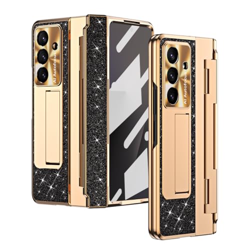 Coque Samsung Z Fold 7 luxe galvanisée finition noire haute résistance