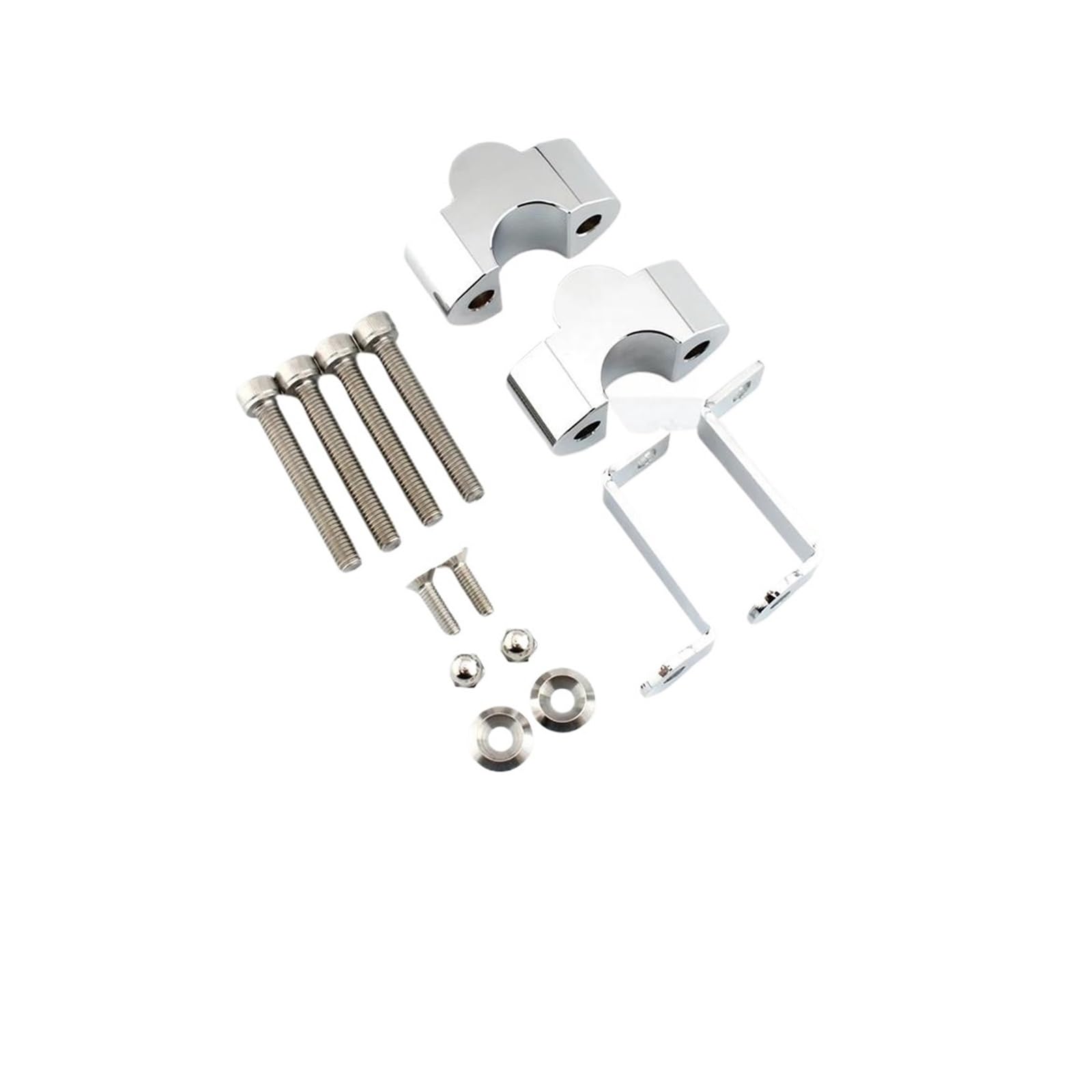 Abrazadera Manillar Moto Elevador De Manillar Chapado En Aluminio CNC 20MM De Elevación 15MM hacia Atrás para Motocicleta R18 2020-2022 Alzas Manillar Moto