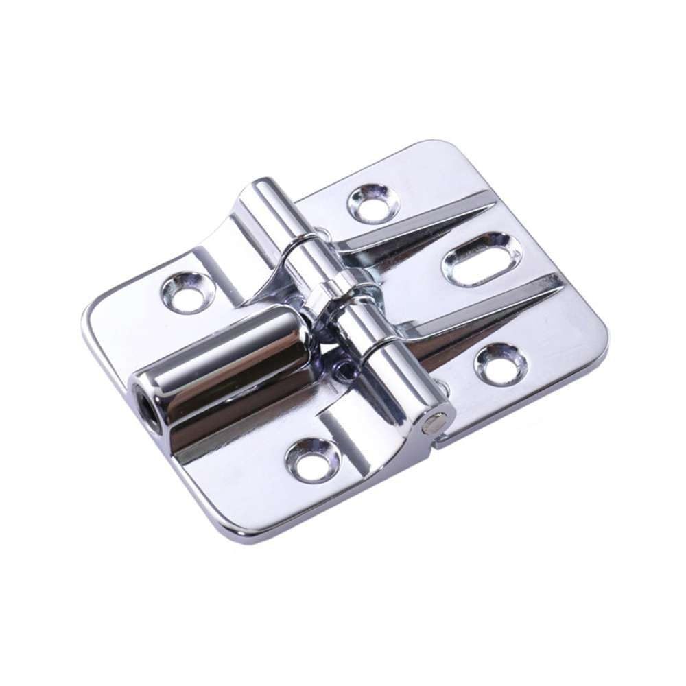 Dmlayhp Silver Adjustable 90 Degrees Positioning Hinge Door Hinge Flap Hinge Up And Down(Silver)