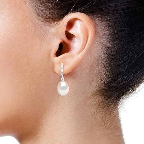 Boucles d'oreilles perles de culture d'eau douce pour sublimer le cou - 2