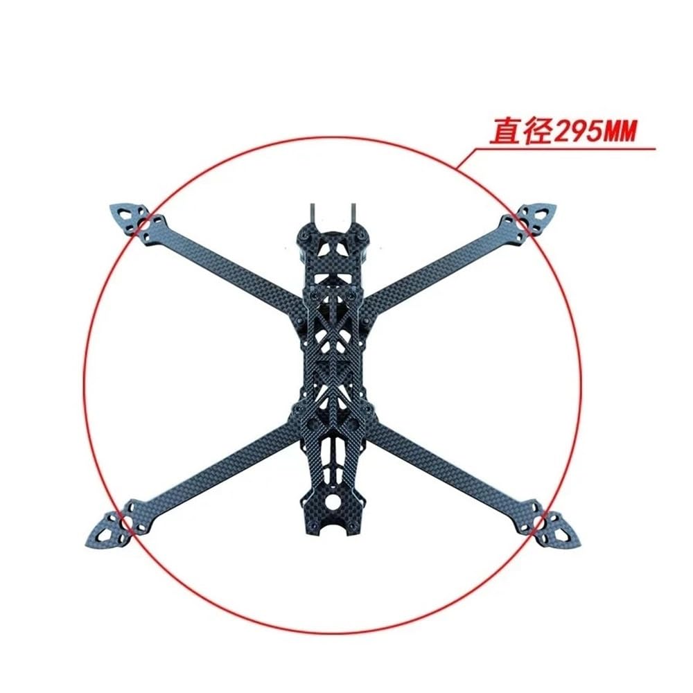 1 szt. 7 cali 295 mm grubość ramienia 5 mm dron wyścigowy Quadcopter Freestyle zestaw ramy pasuje do M 4 FPV