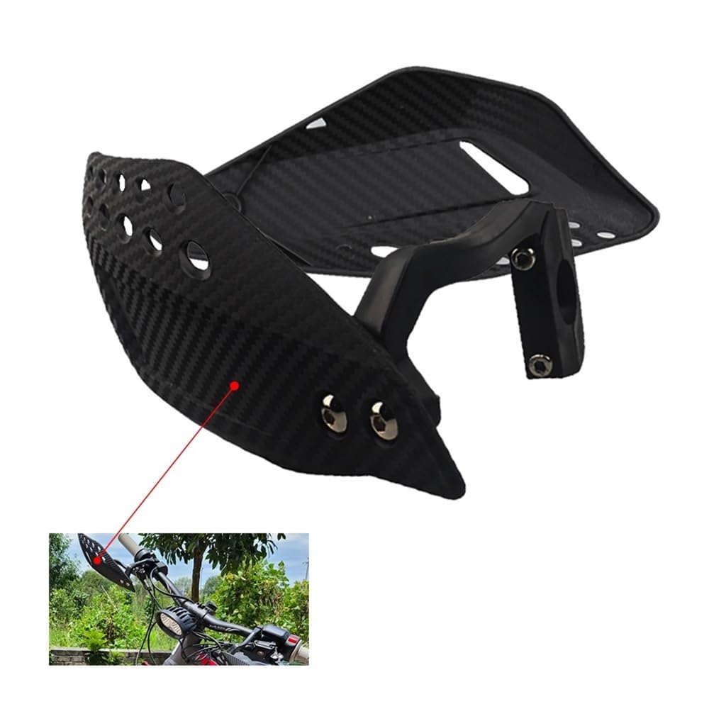 LIA Protège-Guidon Protège-Mains De Moto Protecteur De Guidon Protection De Coque De Main (Noir