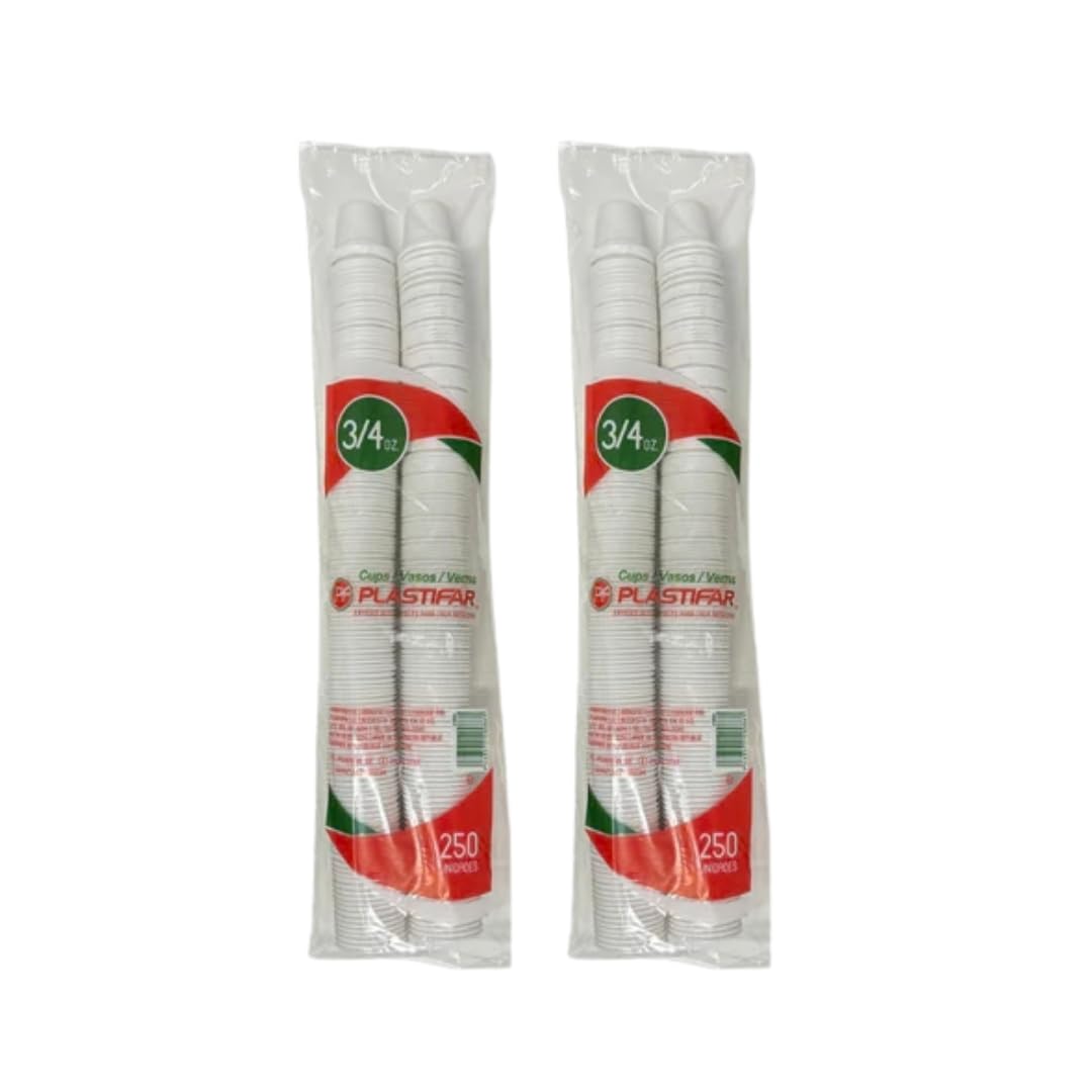 Mini Disposable Cuban Style and Espresso Coffee Cups 3/4 oz. Pack of 500
