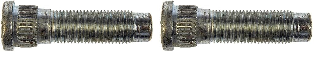 1/2-20 Serrated Wheel Stud - 0.627 In. Knurl, 1-31/32 In. Length - Dorman (610-368.1 1/2"-20 Thread and 1-31/32" Long Serrated Wheel Stud (Pack of 2) - Dorman Wheel Stud 610-368.1 - WHEEL BOLT - 1/2-20 Serrated Wheel Stud - 0.627 In. Knurl, 1-31/32 In. Length - Wheel Stud - Wheel Bolt - These wheel lug studs are made of carbon steel and tested to demanding automotive industry standards to ensure strength, longevity and safety. - Ford 2004-92, Lincoln 2011-91, Mazda 2008, Mazda 2002-91, Mercury 2001-92