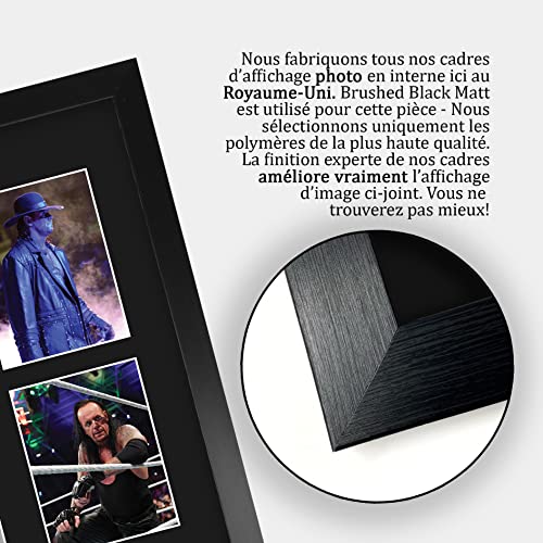 The Undertaker Photo Autographe Signée Édition Cadre Noir Format A3 - 6