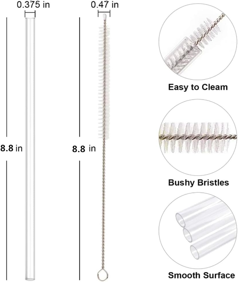 2 Pcs 40 oz Flip Straw Leak Proof Lid for Stanley Quencher Tumbler,Cream White replacement Lid for Stanley 40 oz cup top,Spill Proof Tumbler Covers with 2 Pcs Reusable Straws and 1 Pcs Cleaning Brush - Image 7