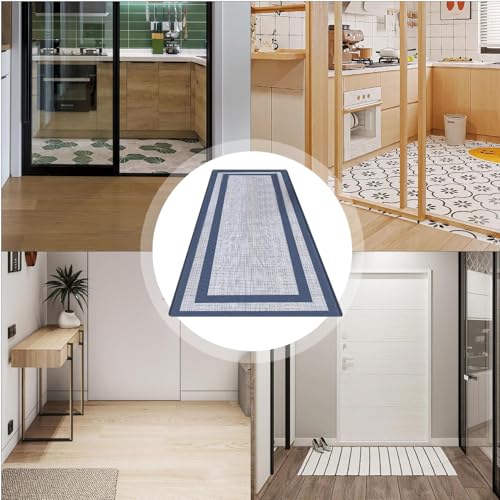 Tapis de sol de cuisine antidérapant et imperméable lavable pour maison