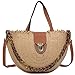 Sac à bandoulière pour femme Rafia - Style moderne et moderne - Sac en paille pour femme - Sac en osier pour femme