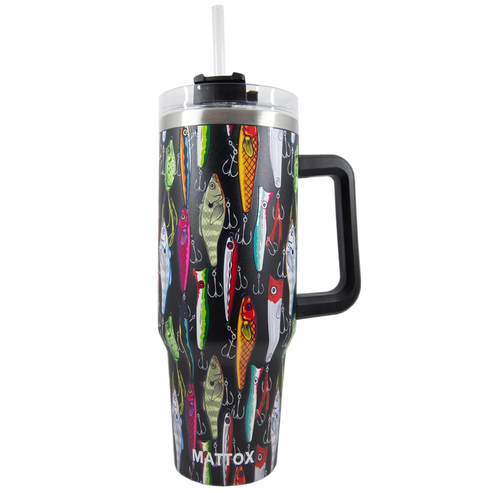 Amazon.com | KATYDID Fishing Lures Tumbler Cup w/Handle - MATTOX