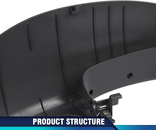 Miniatura 7 de PIT66 Cubierta de bisel para tablero de tablero gris grafito frontal central compatible con Ford F150Ford Expedition 1997 1998 1999 2000 2001 2002