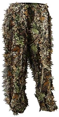 GHILLIE SUIT 3D CAMO LEAF WOODLAND SHOOTING/PHOTOGRAPHY CAMOUFLAGE JACKET AND TROUSERS - BIRD WATCHING LEAVES COVER