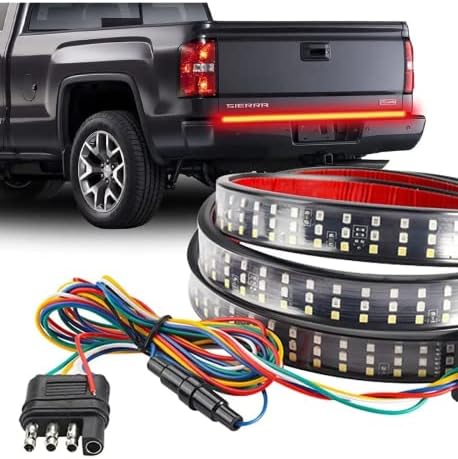 Tira Led Universal Impermeable Para Puerta Trasera De Coche. 12V. 120cm