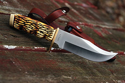 Uncle Henry Faca de lâmina fixa Pro Hunter 171UH com lâmina de aço inoxidável de alto carbono, alça