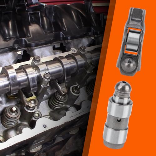 Image of 5184296AH 5184332AA Rocker Arms Valve Lifter Gasket Kit Compatible Chrysler 200 300 Dodge Challenger Charger Journey Avenger Jeep Grand Cherokee Ram Promaster 1500 2500 3500 3.6L (24 Pcs)