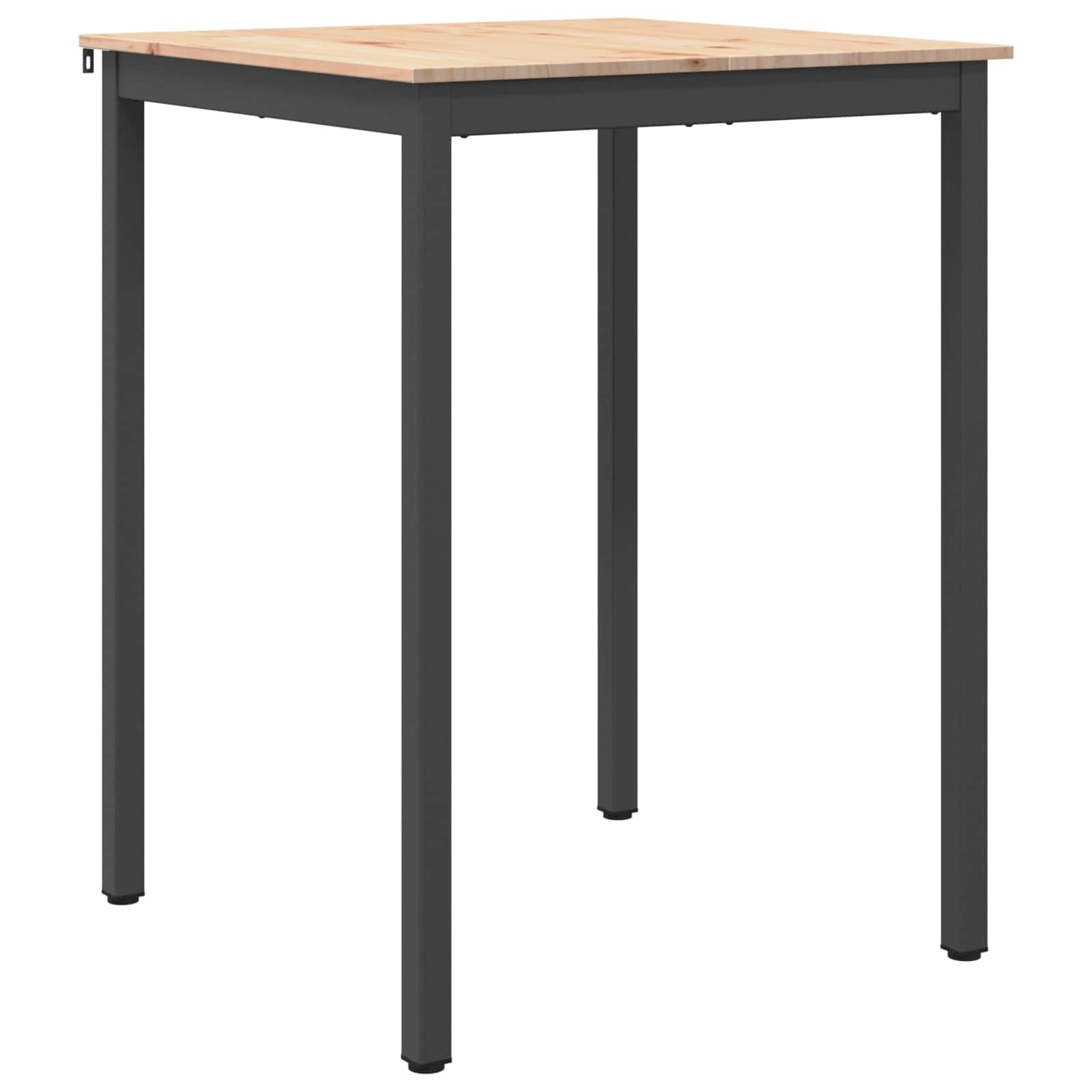 Table à manger moderne en bois naturel pour cuisine et petit espace