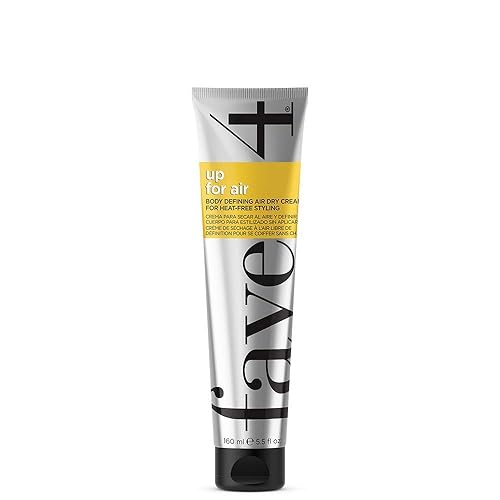 fave4 Hair Up for Air Styling Cream, crema de secado al aire para peinar y suavizar sin calor, 5.5 onzas líquidas