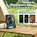 Imagen de WHATOOK Ventilador de Mesa Portátil Recargable 10000mAh