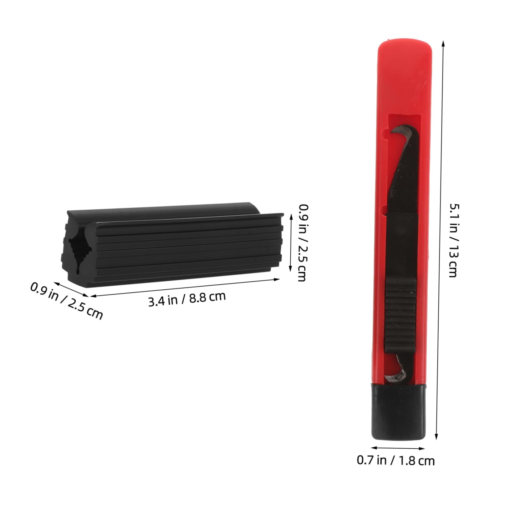 Parliky 1 Set Golf Regripping Kit Essential Golf Club Grip Replacement Tool with Hook Knife Clamp for Easy Convenient Grip Removal and Upgrades
