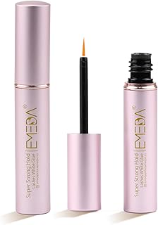 EMEDA False Eyelash Glue Super Strong Hold Clear Glue Professional Latex Free Eyelash Glue Lash Glue Best White Strip Eyelash Adhesive Lash Adhesive 5ml 0.17oz