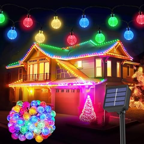 Realky 43.3Ft Solar String Lights Cover