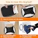 HMTOPE Hundebett, Hundesofa, Hundekissen, Hundekörbchen Abnehmbar und waschbar, Navyblau, 110 x 86 x 26 cm