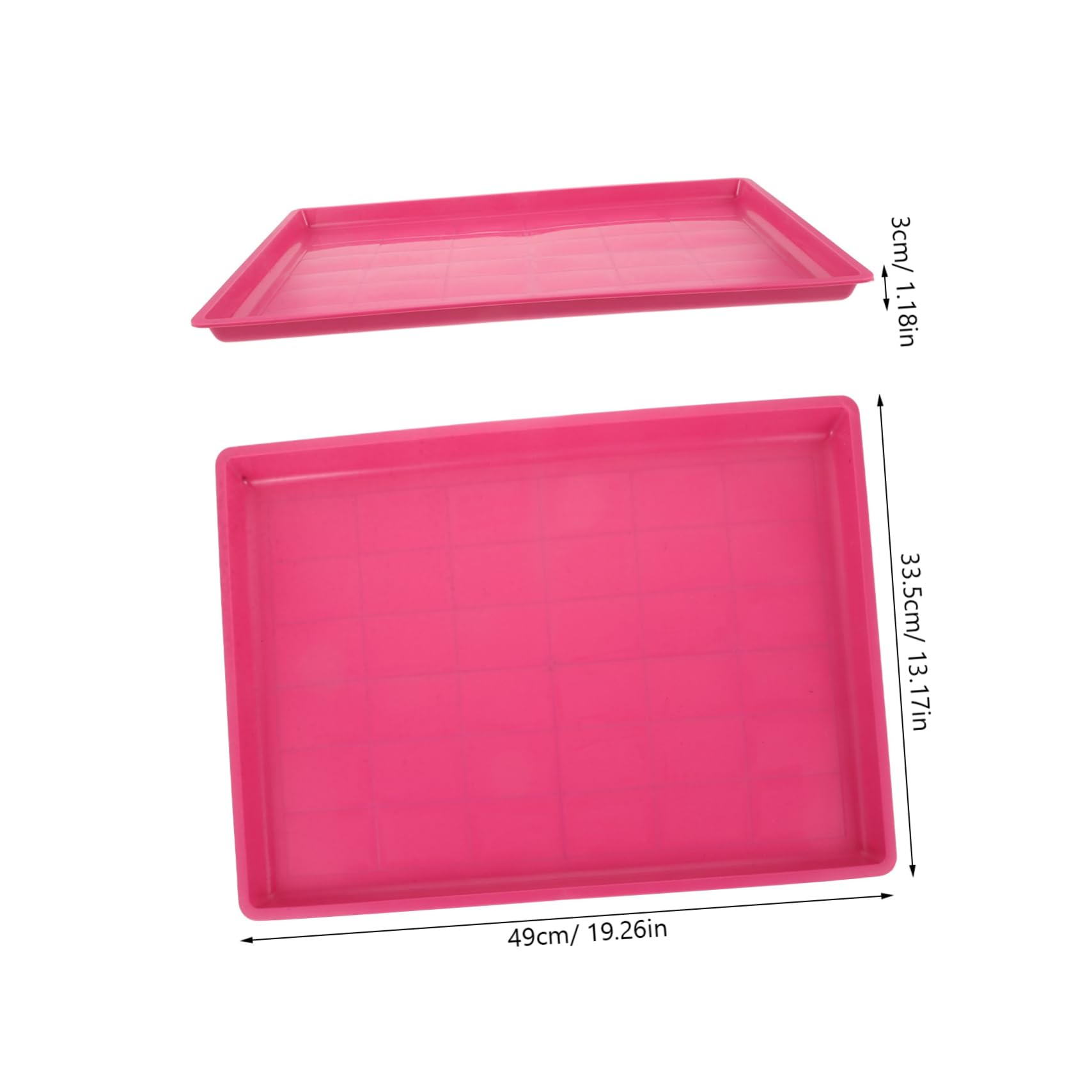 SUPVOX Bac de Fond de Cage en Plastique Stable et Facile à Utiliser pour Animaux, Adapté aux Cochons d'Inde et Poussins, pour Jardin ou Maison