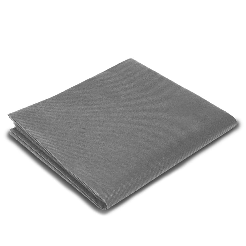 Palucart 100 tovaglie in tnt, misura 100x100 cm, colore Grigio, tovagliette coprimacchia tessuto non tessuto ideali per la ristorazione - F