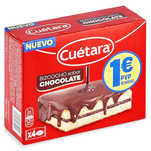 BIZCOCHO CUETARA SANDWICH RELLENO CHOCOLATE x4 UDS PVP 1€