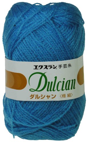DARUMA ダルシャン 極細 毛糸 極細 Col.27 ブルー 系 25g 約210m 5玉セット 01-6001