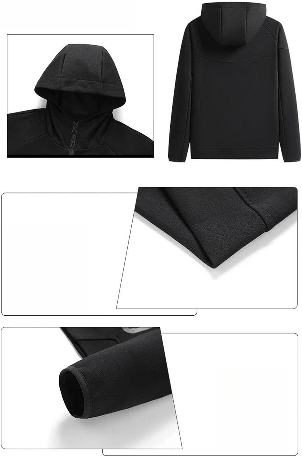 Men's Running Sets Jacket Sweatpants Sportswear Two Pieces Sets Training Cycling Jogging Tracksuit
