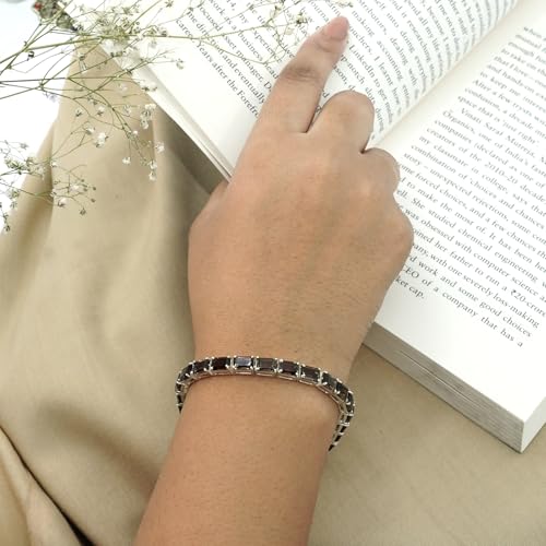 925 Sterling Silver Tennis Bracelets for Women with Smoky Topaz Gemstone Fashionable and Designer Bracelet Jewelry4