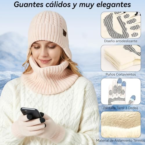 Catálogo para Comprar On-line Gorros de punto para Mujer que puedes comprar esta semana. 27 Imagen adicional